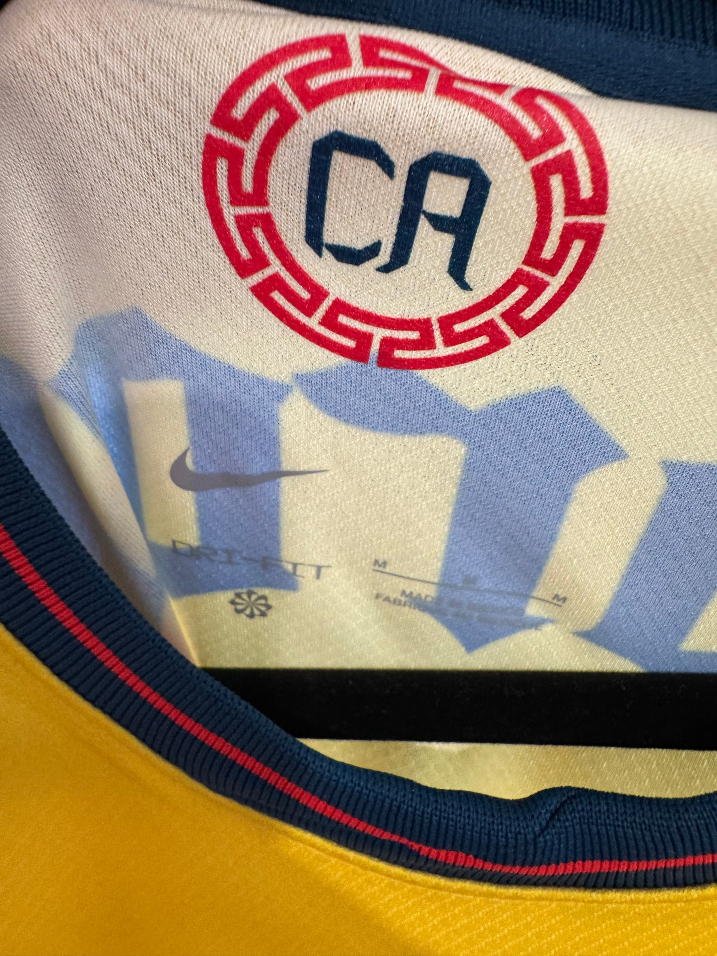 Jona Dos Santos #6 Mens MEDIUM Nike Club América El Clásico Jersey