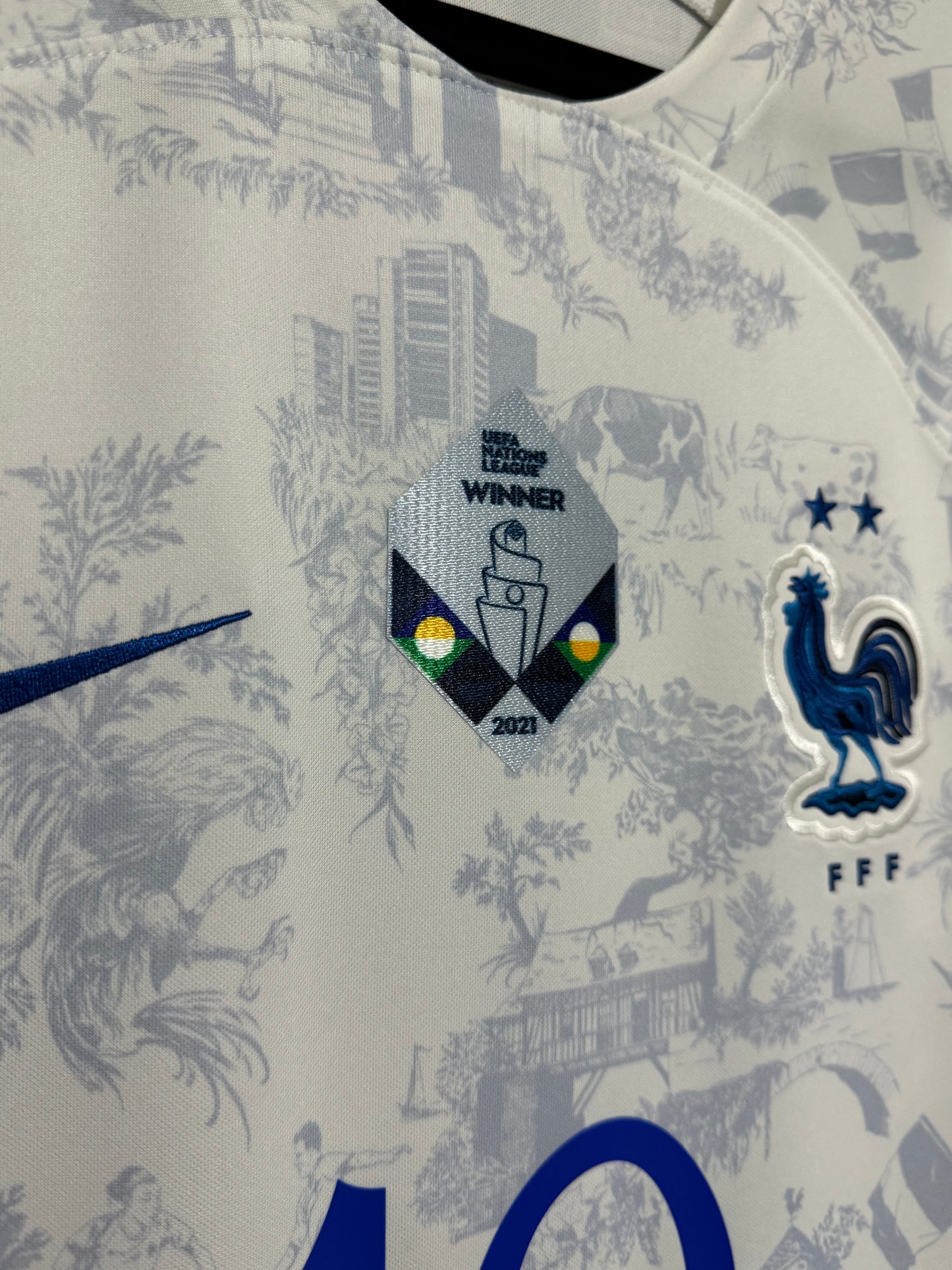 Camiseta Nike de visitante para hombre número 10 de la Eurocopa Stadium