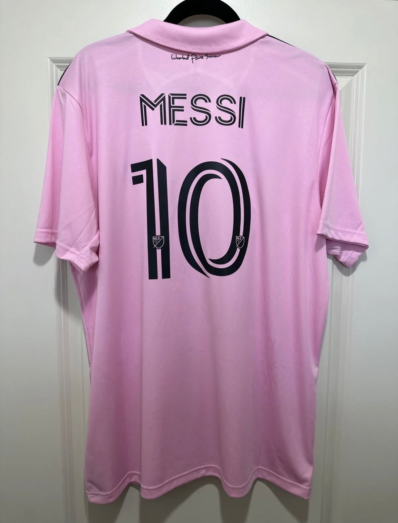 Messi #10 Hombres EXTRA GRANDE Adidas AeroReady Inter Miami Home Jersey