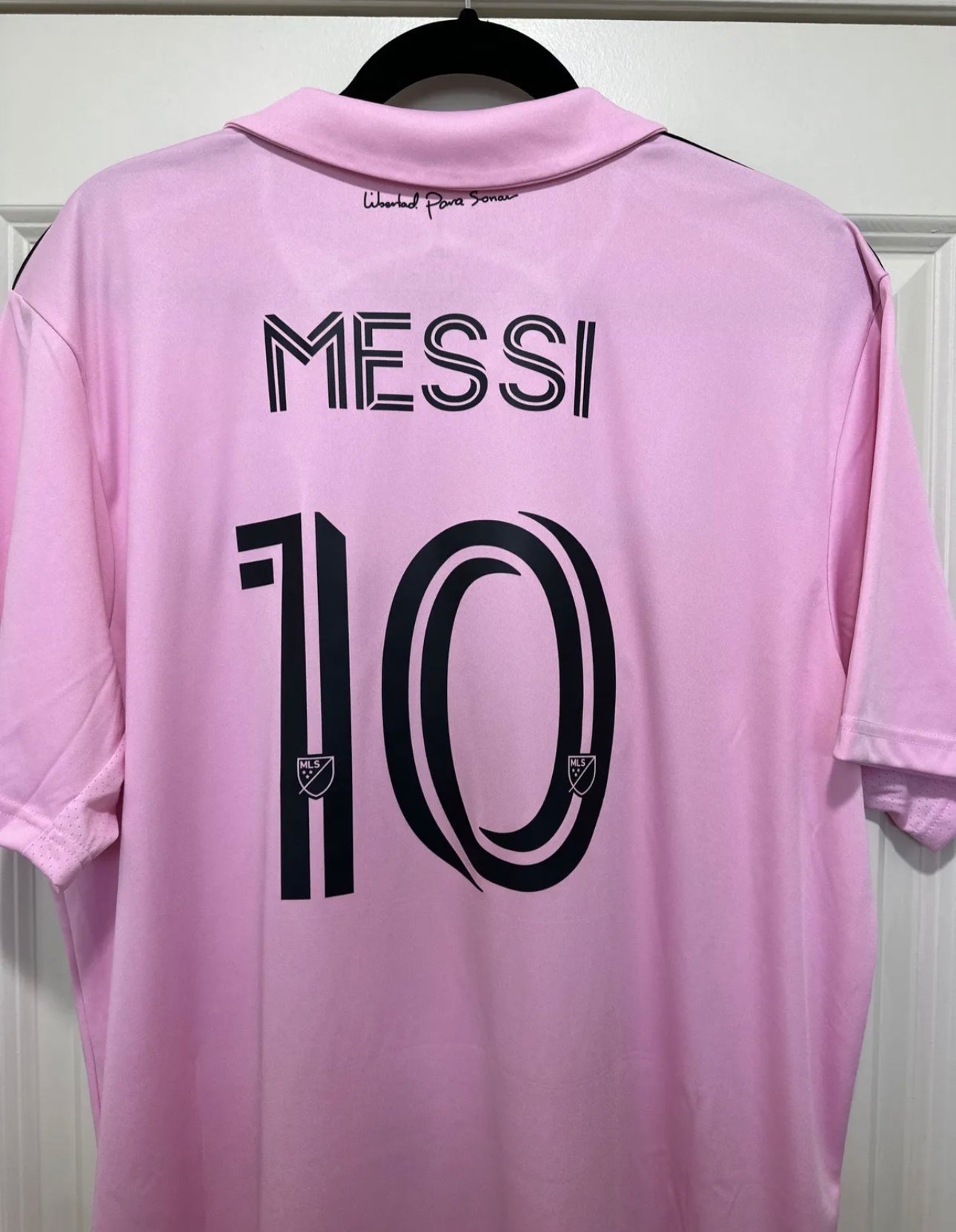 Messi #10 Hombres EXTRA GRANDE Adidas AeroReady Inter Miami Home Jersey