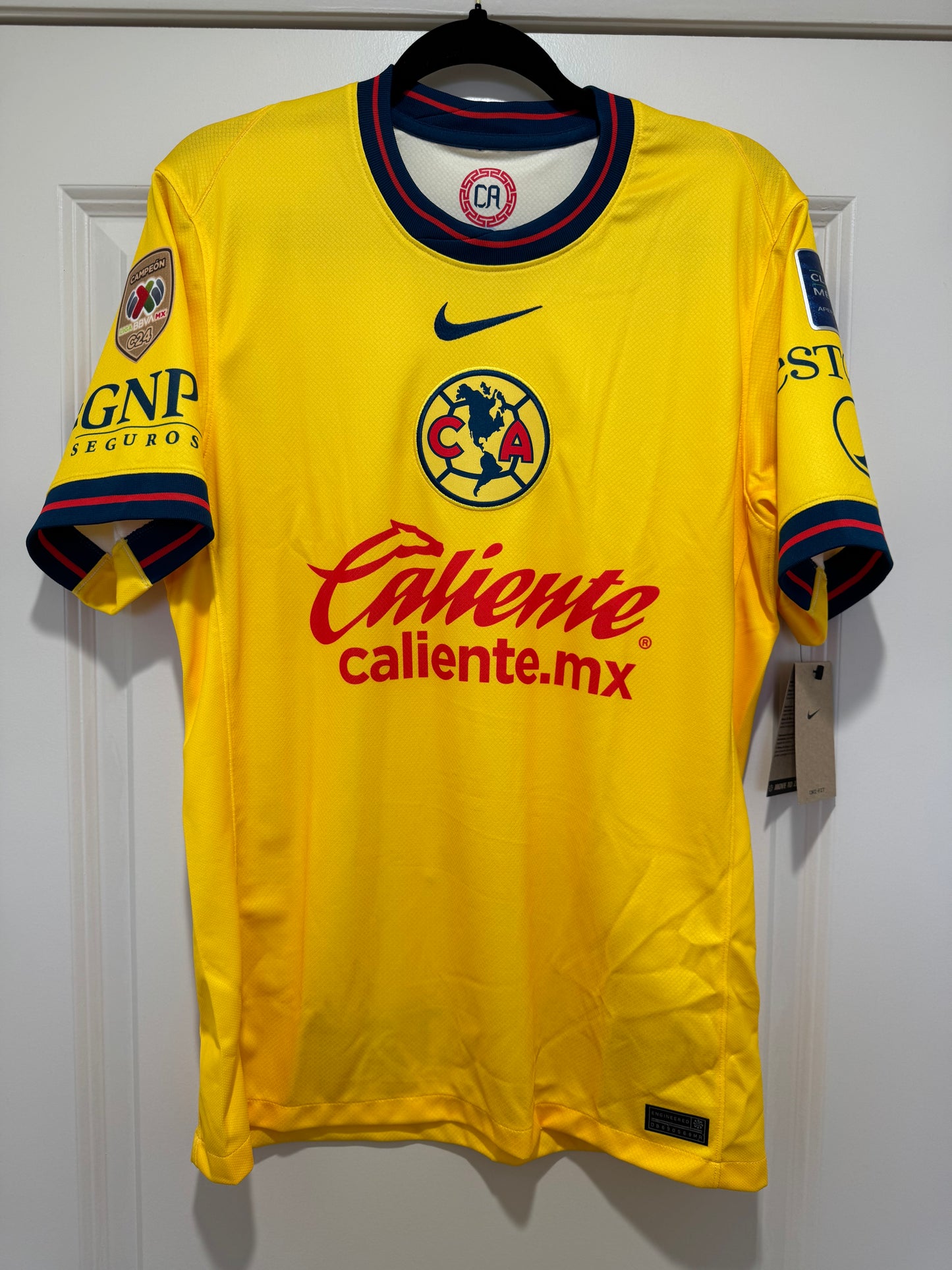 Jona Dos Santos #6 Mens MEDIUM Nike Club América El Clásico Jersey