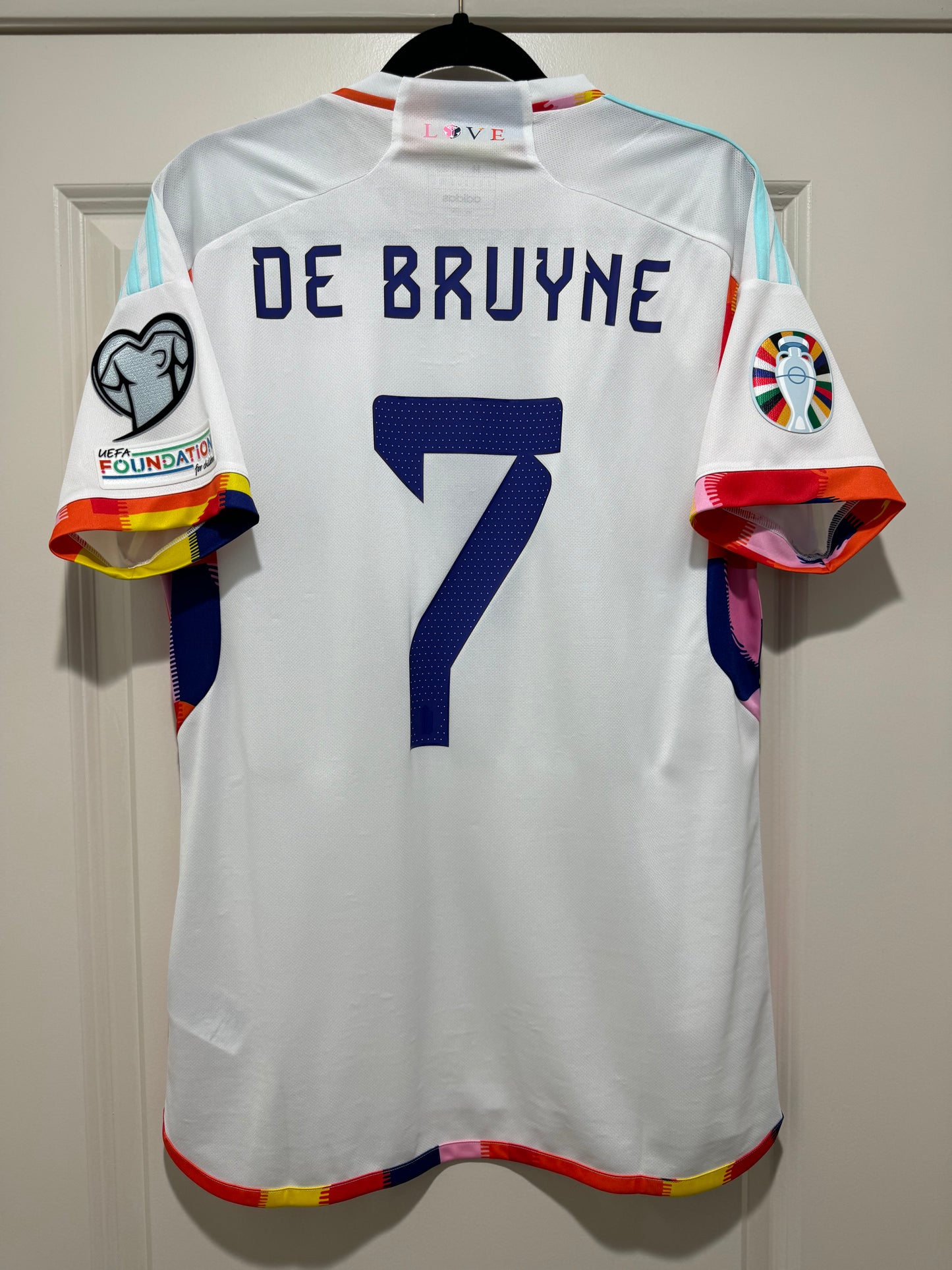 De Bruyne #7 Hombres MEDIANO Adidas AeroReady Away Tomorrowland Jersey