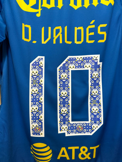 Diego Valdés #10 Men’s MEDIUM Nike Club América Away Dia de Los Stadium Jersey